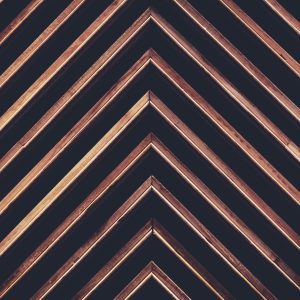 Diagonal Wooden Pattern With Geometric Shapes Creating A Modern Abstract Background.