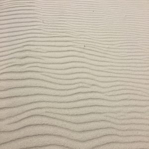 Textured Ripples In Sand At The Beach In Nida, Lithuania, Offering A Serene Summer Background.