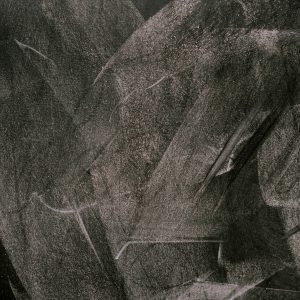 Abstract Blackboard Surface With Smudged Chalk Marks, Ideal For Backgrounds.