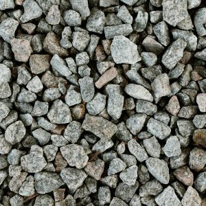 Granite Gravel Stones Viewed From Above, Showcasing A Detailed Natural Texture.
